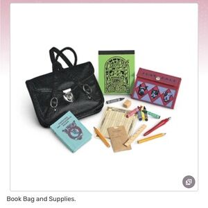 Kit’s School Book Bag and Supplies